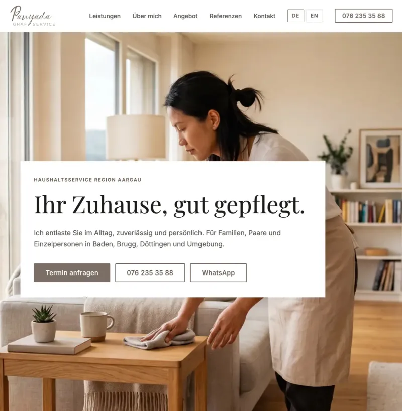 Screenshot: Panyada Graf Service